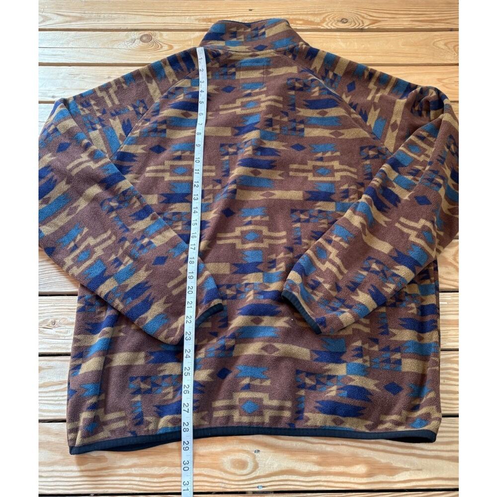 Kavu Men’s 1/4 Teannaway Snap Fleece Pullover Jacket Size L Brown M4 - Picture 6 of 8